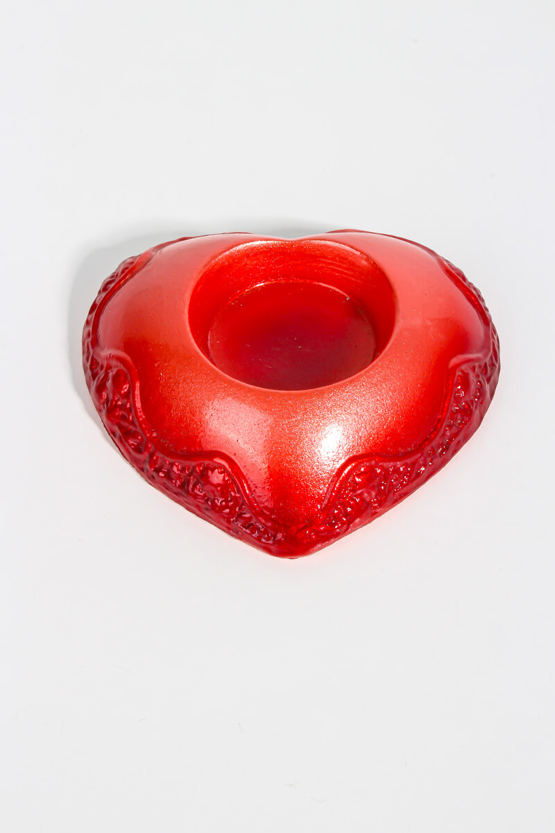 Kalp Mumluk Beton Taş Tozu Silikon Kalıbı KHMUM21 - 