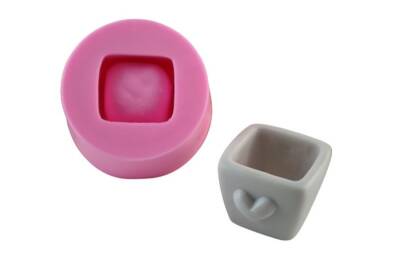 Kalpli Saksı Silikon Kalıbı KHKU04 - 1