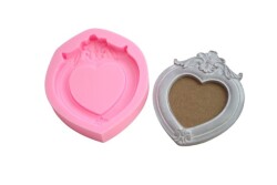 Kalpli Vintaj Çerçeve Silikon Kalıbı ÇE-32 - 