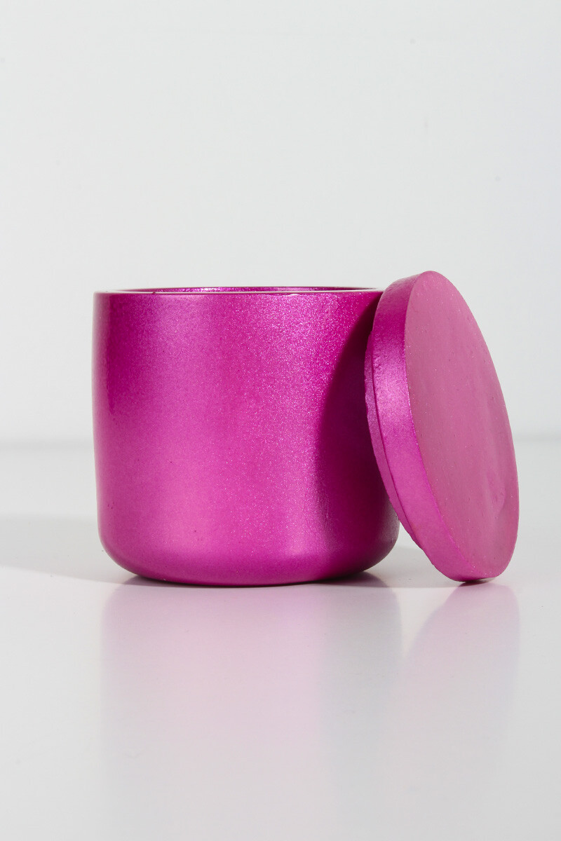 Silindir Kapaklı Beton Taş Tozu Silikon Kalıbı KHB102 - 