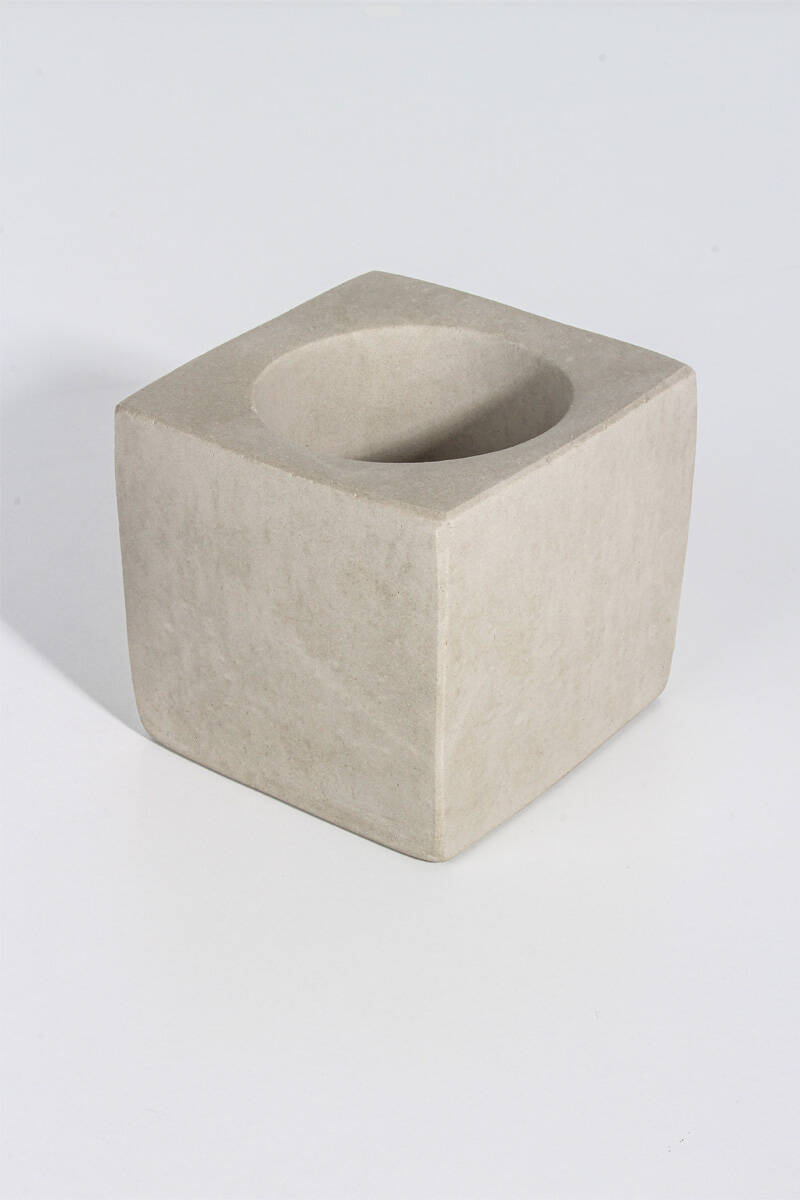 Kare Sukulent Beton Taş Tozu Silikon Kalıbı KHB87 - 2