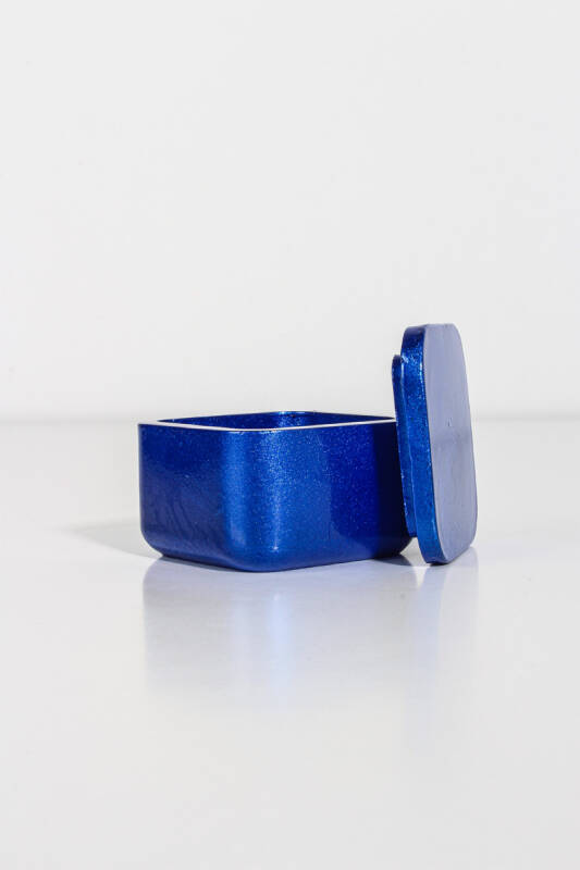 Kare Kapaklı Kutu Beton Taş Tozu Silikon Kalıbı KHB118 - 1