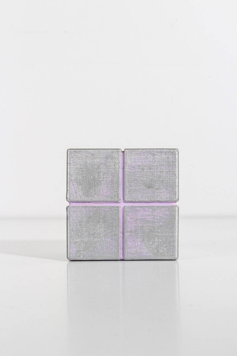 Kare Çizgili Sukulent Beton Taş Tozu Silikon Kalıbı KHB16 - 2