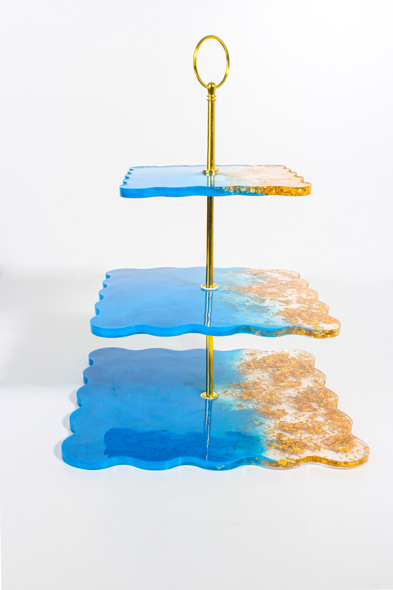 Kek Standı Demiri Kulp Aparatı Altın Sarı Renk - 2