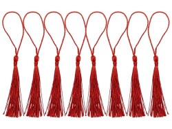 Kırmızı Püskül 8 Adet - 