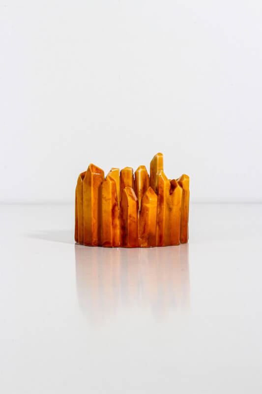 Kirstal Taş Detaylı Sukulent Beton Taş Tozu Silikon kalıbı KHB117 - 1