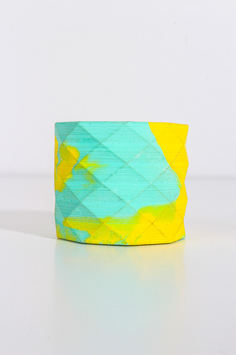 Kristal Silindir Sukulent Beton Taş Tozu Silikon kalıbı KHB01 - 