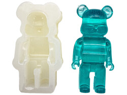 Küçük Ayakta Ayıcık Epoksi Reçine Kalıbı KHE787 - 