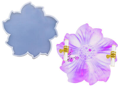 Küçük Güneş Sunumluk Epoksi Reçine Kalıbı KHE668 - 1