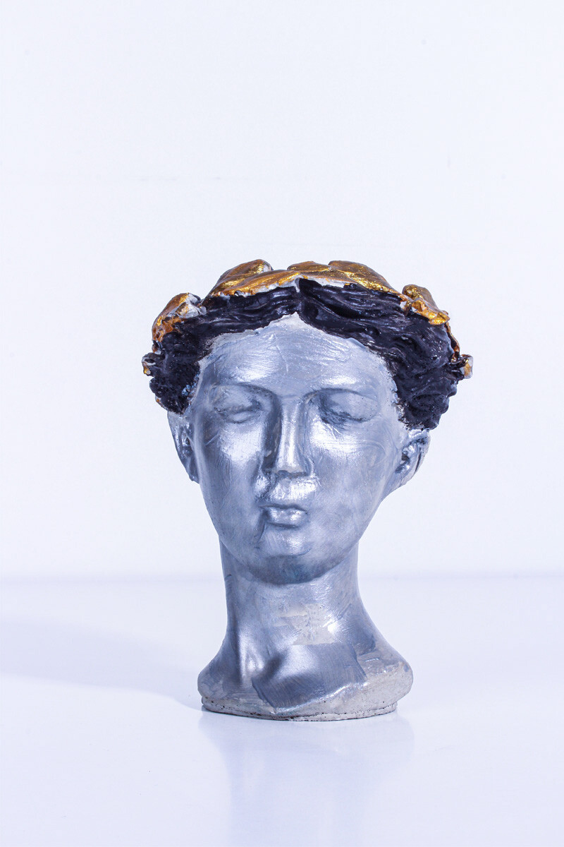 Helen Büst Beton Taş Tozu Silikon Kalıbı KHB69 - 