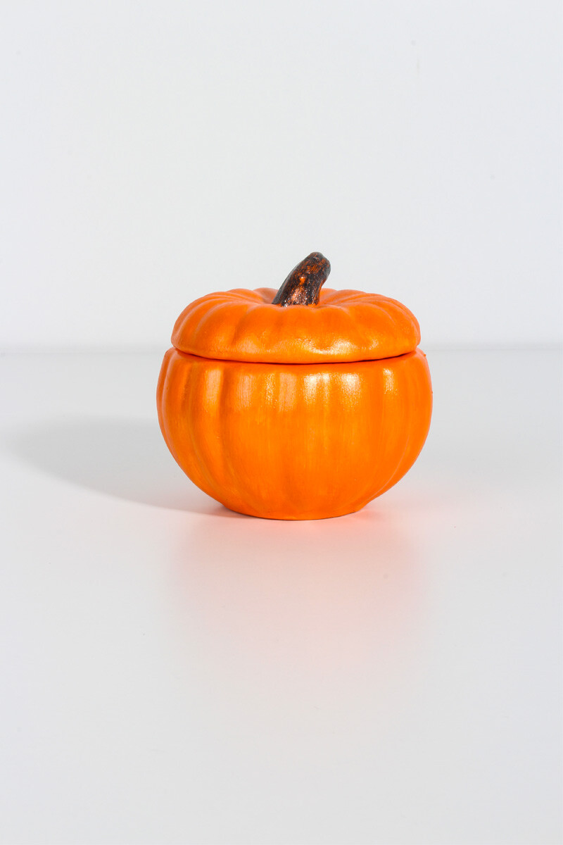 Kapaklı Bal Kabağı Beton Taş Tozu Silikon Kalıbı KHB108 - 3