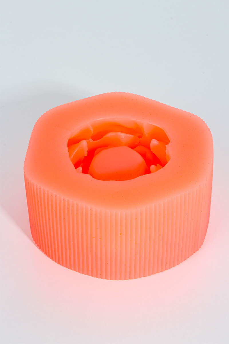 Lotus Çiçeği Mumluk Tealight Sukulent Beton Taş Tozu Silikon Kalıbı KHB142 - 5