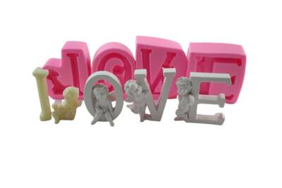 Love Yazısı Silikon Harf Kalıbı KHH20 - 1