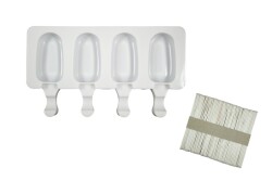 Magnum Silikon Dondurma Kalıbı 4'lü Küçük Boy KHK188 - 3