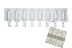 Magnum Silikon Dondurma Kalıbı 8'li Küçük Boy KHK934 - 2