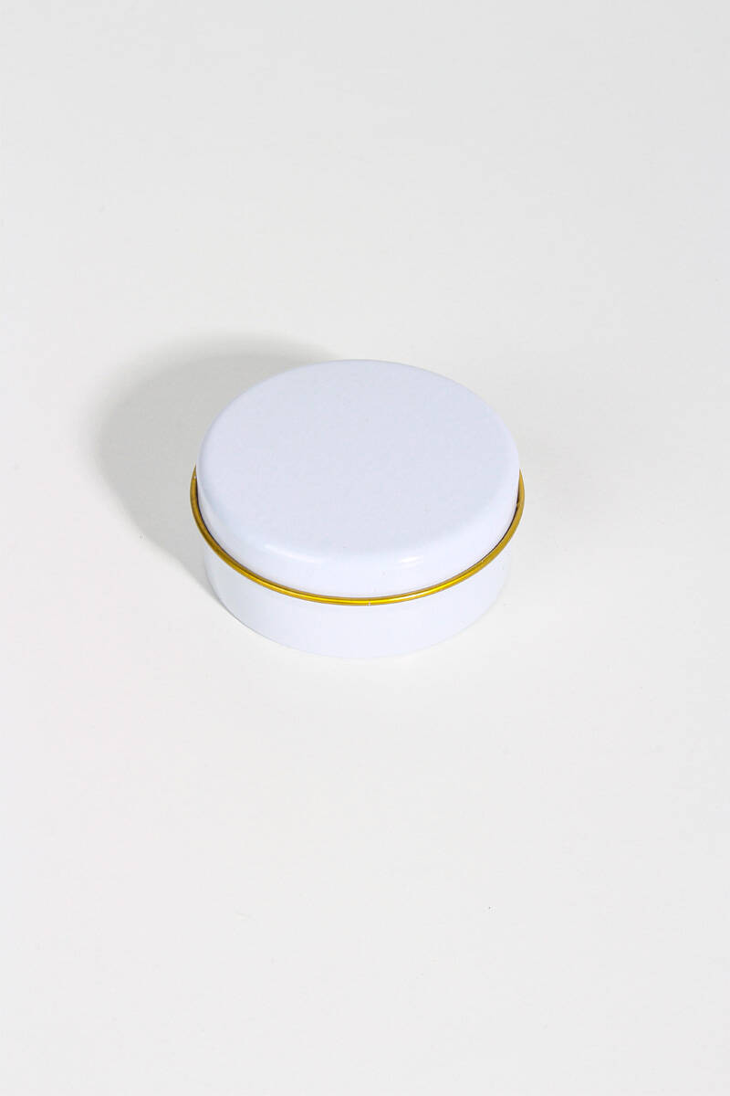 Beyaz Metal Mum Kutuları 75CC 100Adet - 4