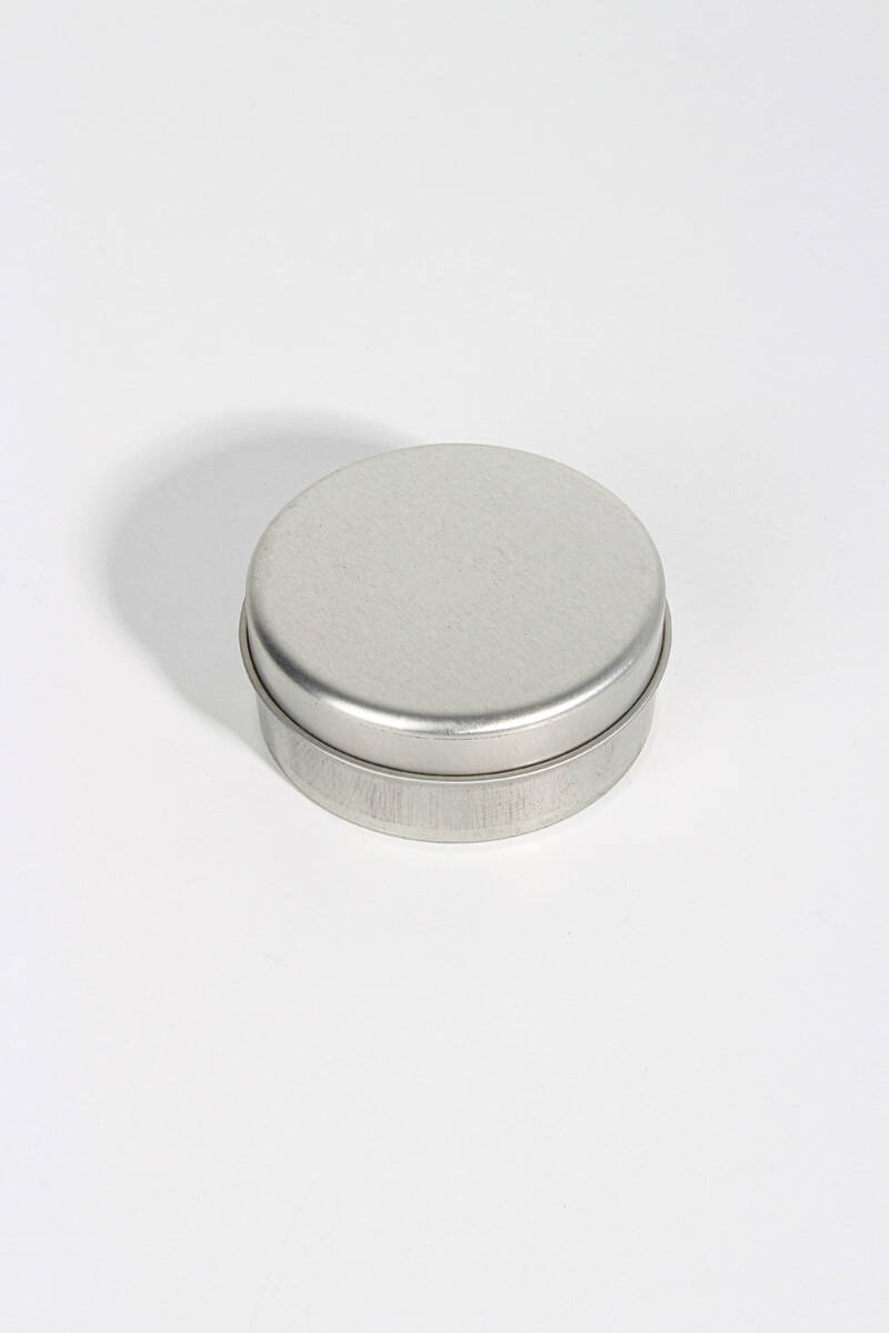 Metal Mum Kutusu Gümüş 180 CC - 10 Adet - 3