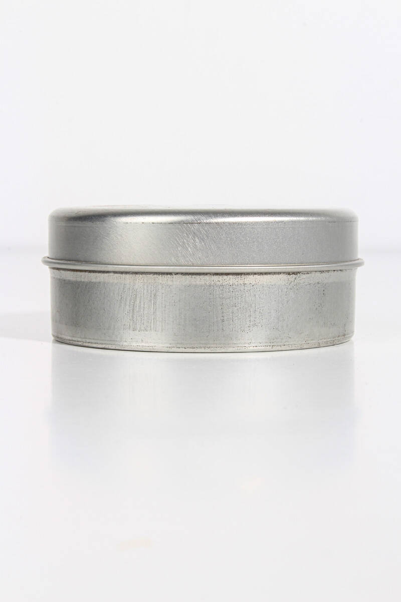 Metal Mum Kutusu Gümüş 180CC 100 Adet - 2