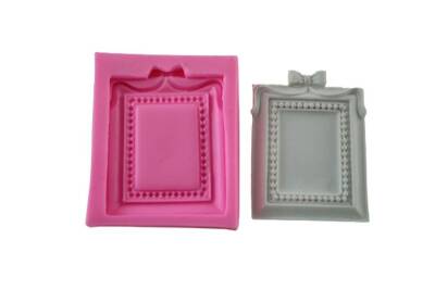 Mini Dikdörtgen Çerçeve Silikon Kalıbı ÇE-45 - 1