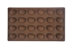 Mini Yarım Küre Desenli 24'lü Silikon Kek Kalıbı KHK058 - 2