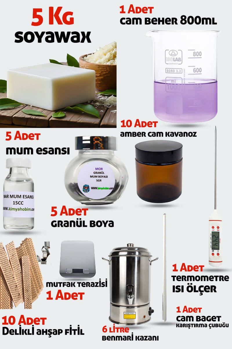 Mum Yapım Seti Soyawax KHMYSS5 - 1