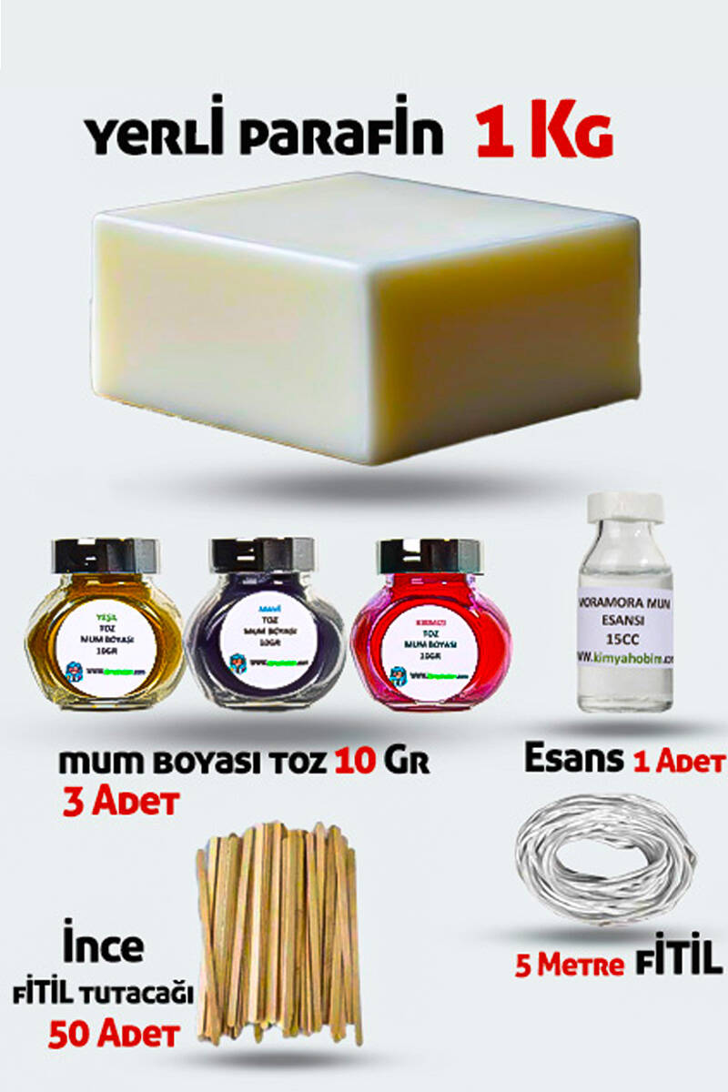 Mum Yapım Seti Yerli Parafin KHMYSYP1 - 1