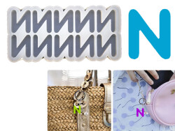 N Harfi 10'lu Bubble Alfabe Epoksi Reçine Kalıbı KHE747 - 