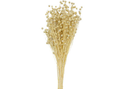 Naturel Keten Otu Kuru Çiçek Demeti - 1