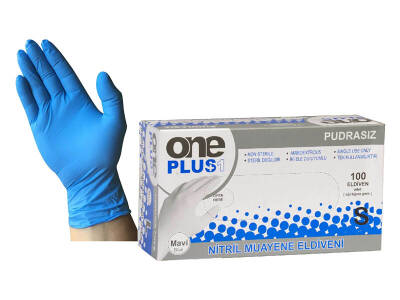 Nitril Eldiven Mavi Renk S Beden - 2