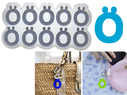 Ö Harfi 10'lu Bubble Alfabe Epoksi Reçine Kalıbı KHE749 - 