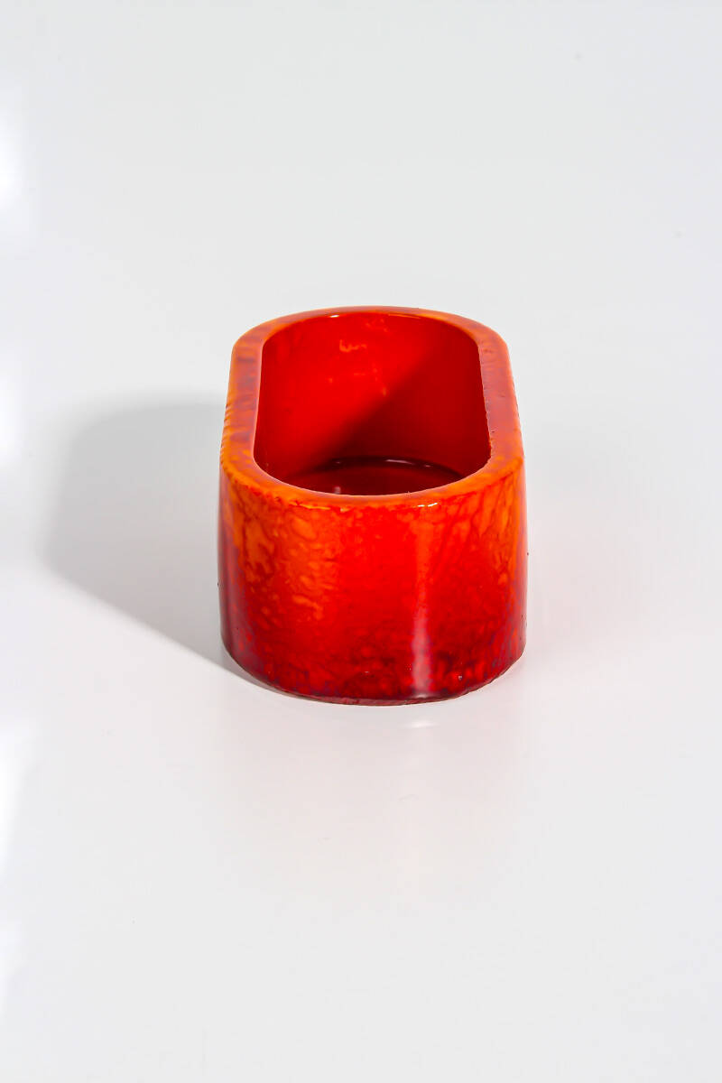 Oval Terrazo Sukulent Beton Taş Tozu Silikon Kalıbı KHB105 - 3