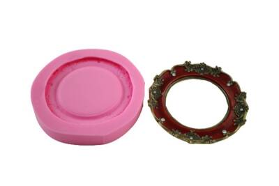 Oval Çerçeve Silikon Kalıbı ÇE-62 - 1