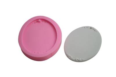 Oval Düz Taban Silikon Kalıbı ÇE-40 - 1
