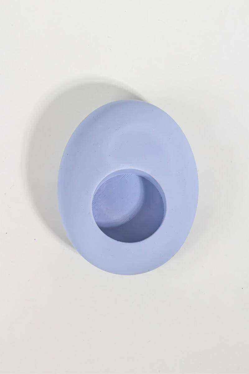 Oval Mumluk Beton Taş Tozu Silikon Kalıbı KHMUM16 - 4