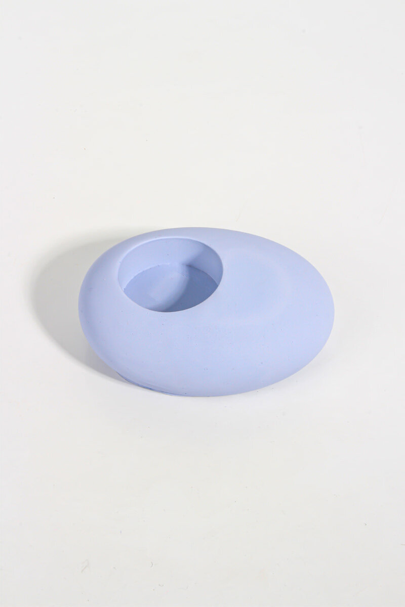 Oval Mumluk Beton Taş Tozu Silikon Kalıbı KHMUM16 - 2