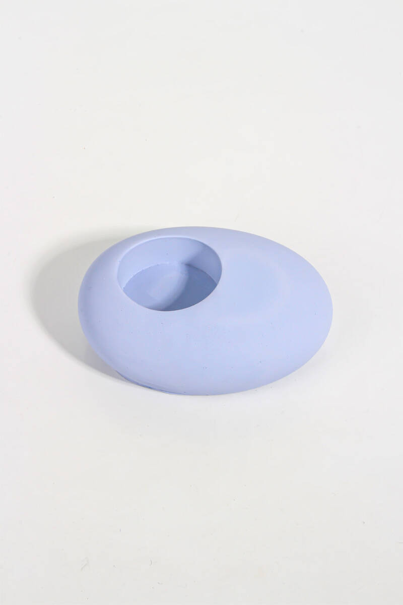 Oval Mumluk Beton Taş Tozu Silikon Kalıbı KHMUM16 - 2