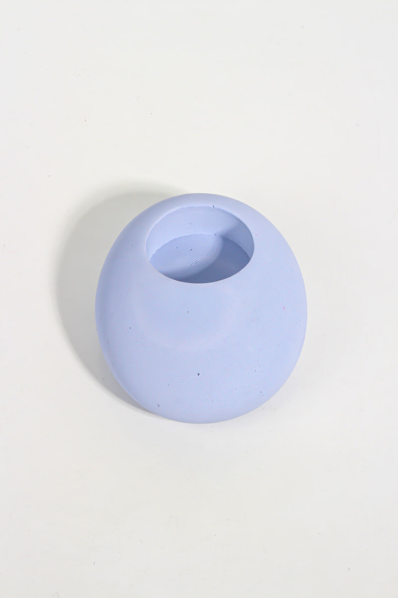 Oval Mumluk Beton Taş Tozu Silikon Kalıbı KHMUM16 - 3