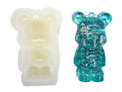 Papyonlu Ayıcık Epoksi Reçine Kalıbı KHE789 - 