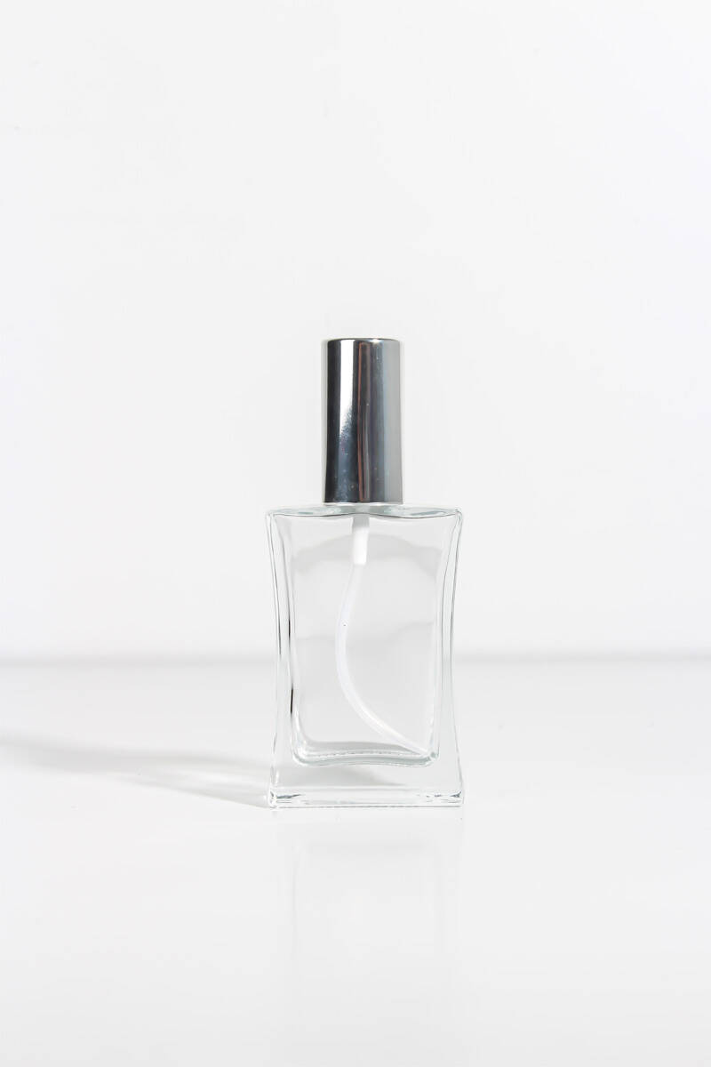 Parfüm Şişesi Gümüş Kapak - 50 CC 10 Adet - 1