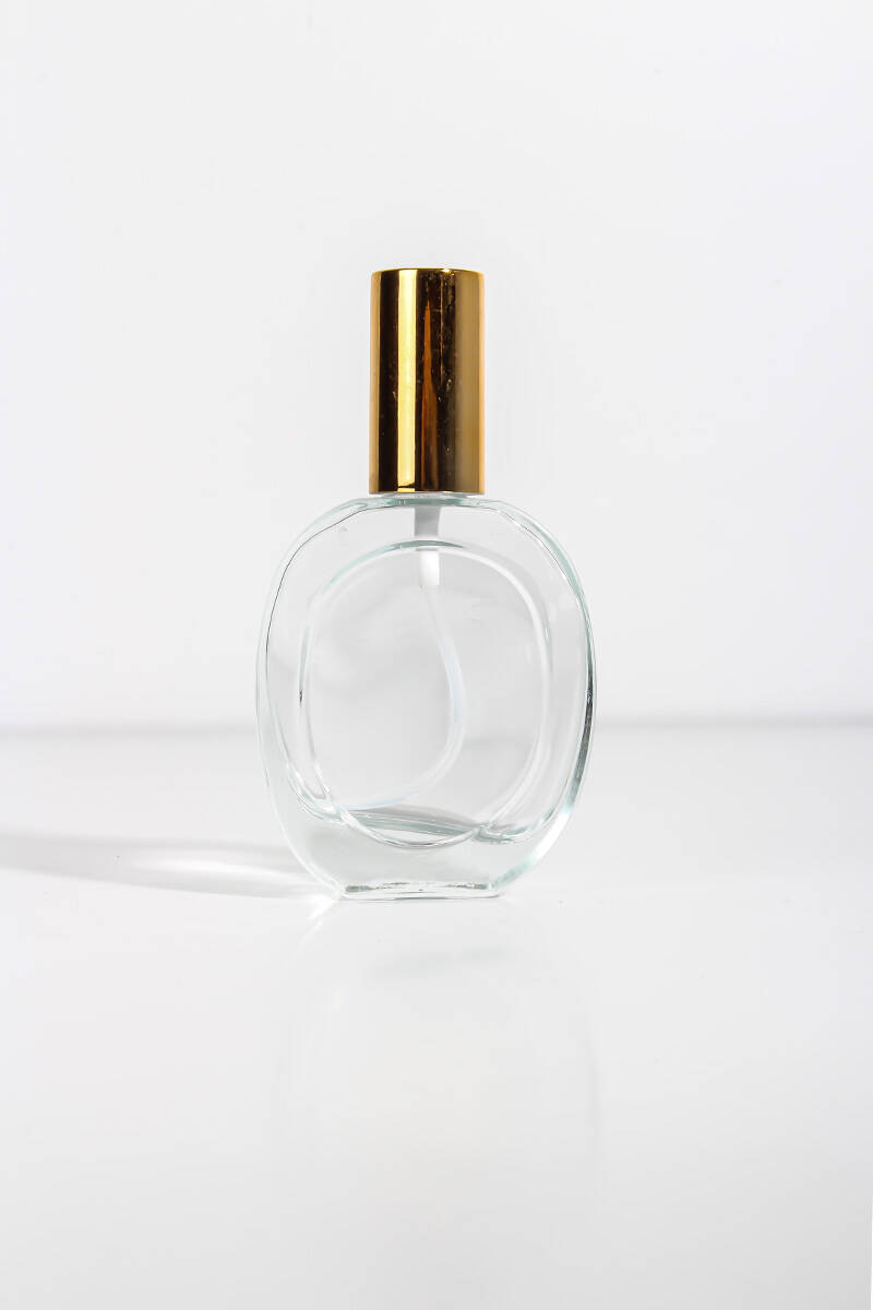 Parfüm Şişesi Oval Gold Kapak - 50 CC 112 Adet - 1