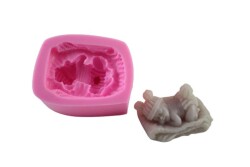 Ponponlu Bebek Silikon Kalıbı ÇO-55 - 