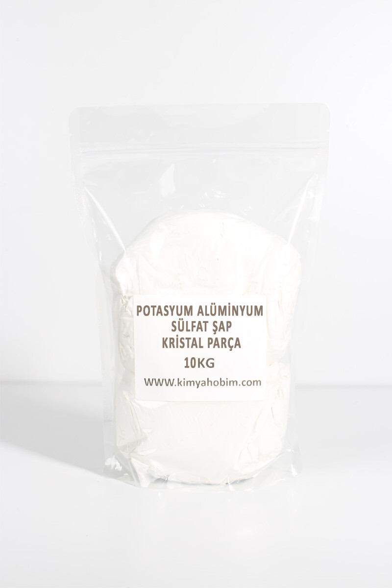Potasyum Alüminyum Sülfat Şap Kristal Parça 10KG - 