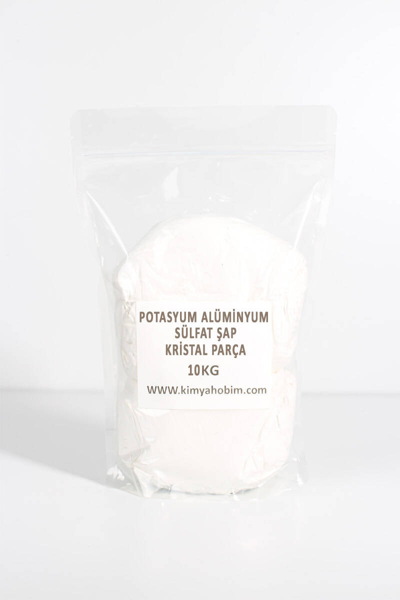 Potasyum Alüminyum Sülfat Şap Kristal Parça 10KG - 1
