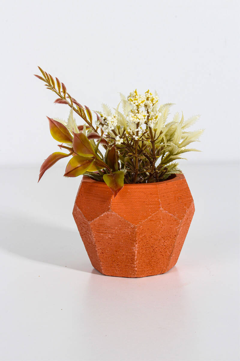 Prizma Sukulent Beton Taş Tozu Silikon Kalıbı KHB23 - 1