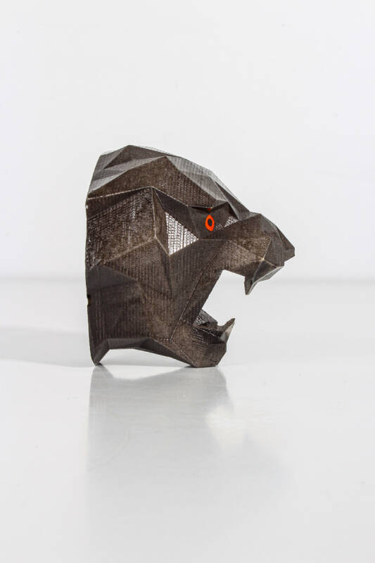 Pars Geometrik Dekoratif Biblo Silikon Mum Kalıbı KHM277 - 4