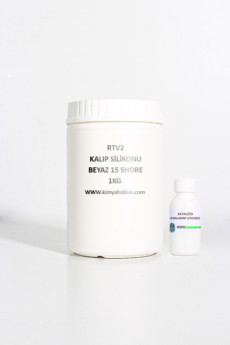 Rtv2 Kalıp Silikonu Beyaz 15 Shore 1KG - 