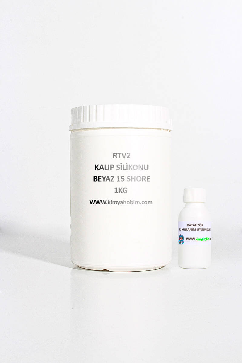Rtv2 Kalıp Silikonu Beyaz 15 Shore 1KG - 1