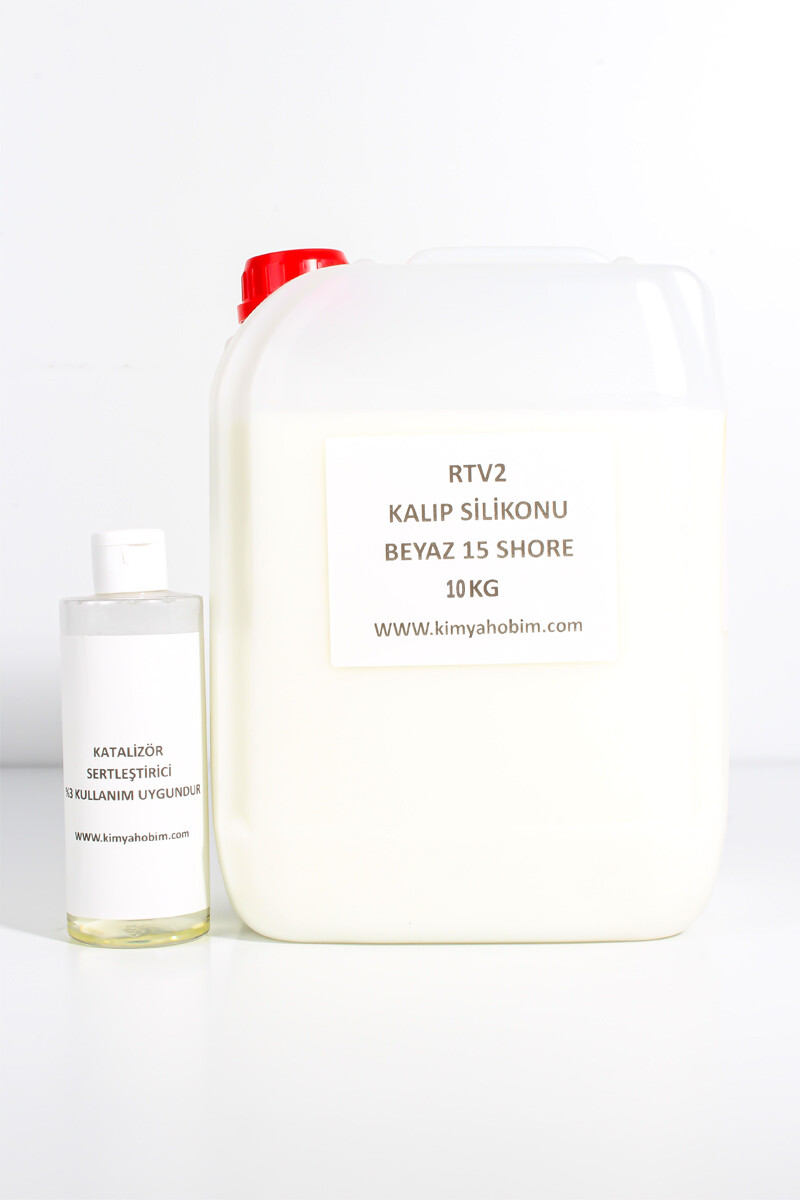 Rtv2 Kalıp Silikonu Beyaz 15 Shore 10KG - 