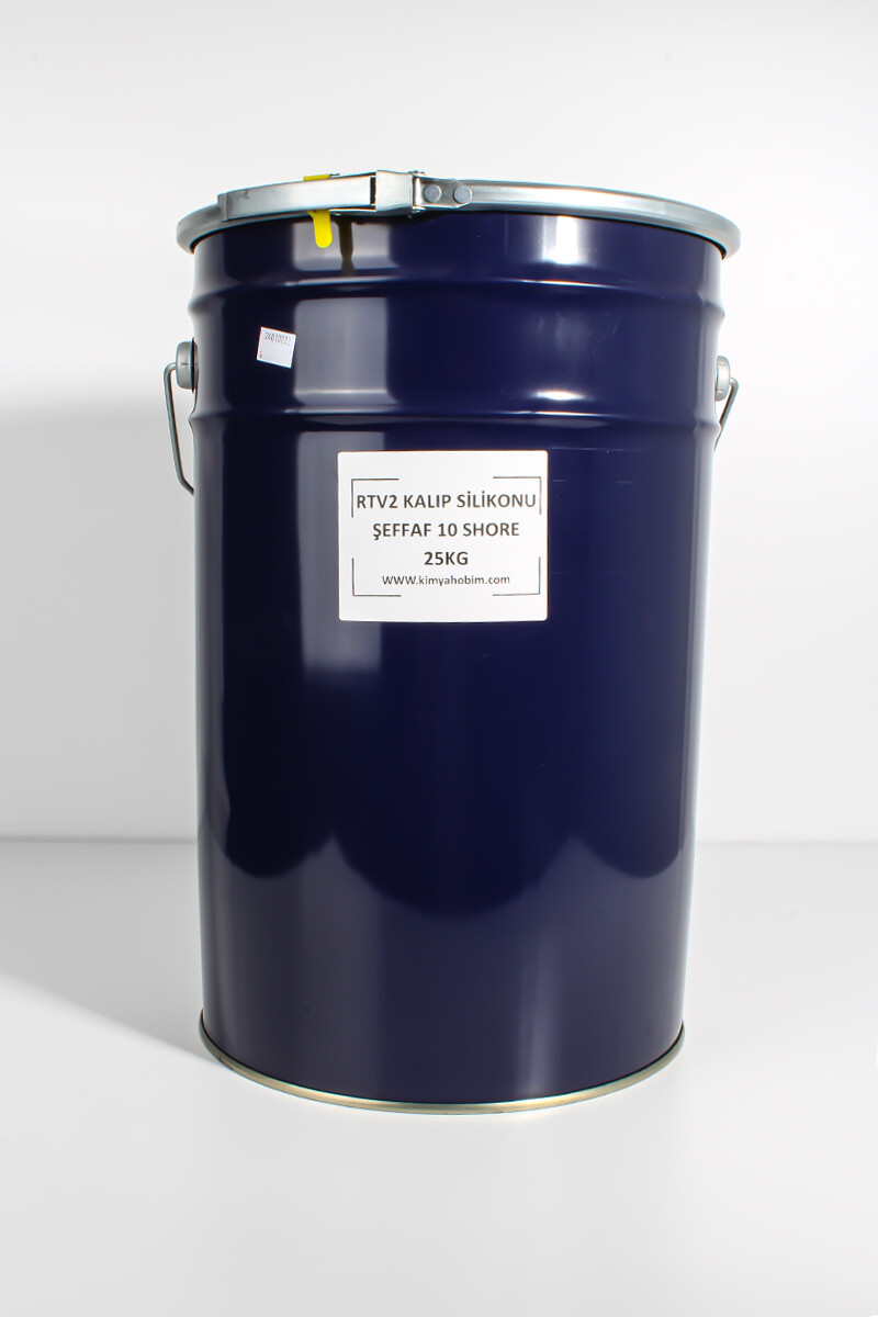 Rtv2 Kalıp Silikonu Şeffaf 10 Shore 25KG - 
