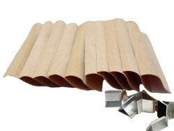 S Model Ahşap Mum Fitili + Yapışkanlı Sehpası 5 Adet - 